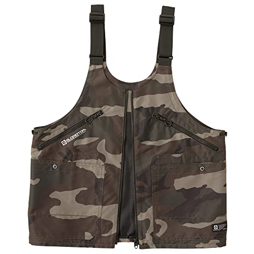 

[COCOS Nobuoka] G-1039 Field Vest to Bag Khaki Camouflage F