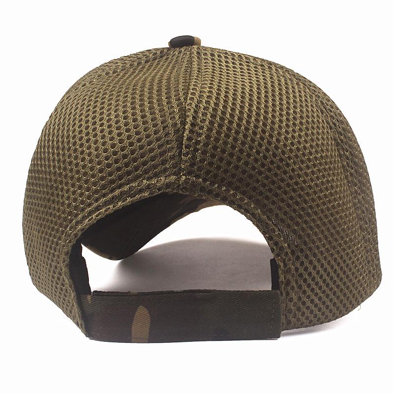 Șapcă de baseball tactică de camuflaj cu velcro pentru bărbați cu protecție UV – Design cu steagul american