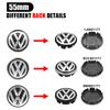 4pcs 55/65mm For VW GTI Golf6 Golf7 Golf 7.5 MK7 2018 2019 2020 Car Front Bonnet Grille Rear Trunk Emblem Logo Replacement Badge zh1