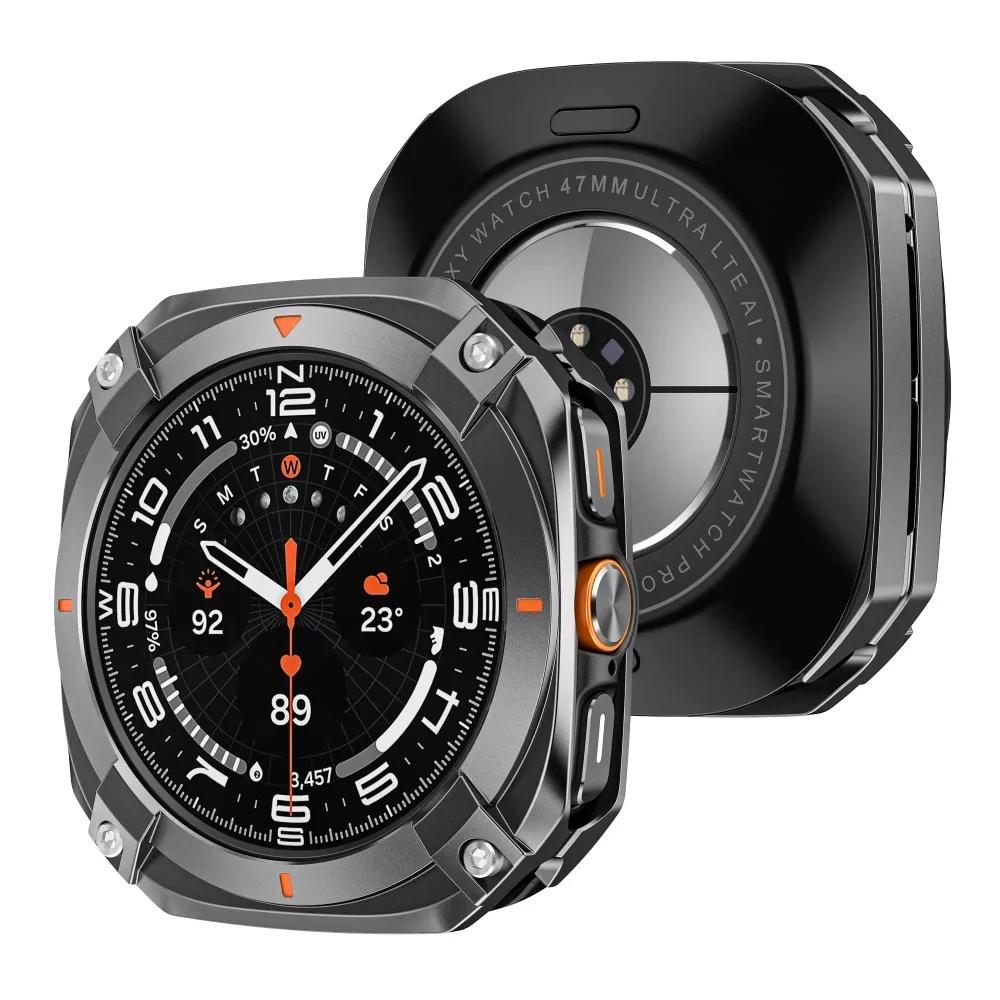 Luxury Armor Aluminium Alloy Case Cover For Samsung Galaxy Watch 7 Ultra 47mm Protective Metal Bumper for Samsung Galaxy Ultra 2025