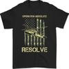 Operação Resolução Absoluta Bravura Americana Bandeira Americana Camiseta Unissex
