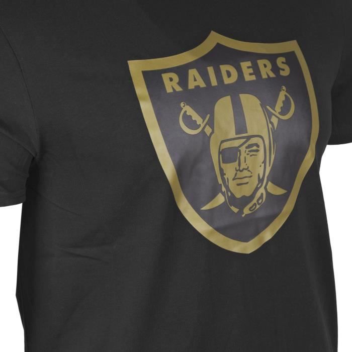 T-shirt NFL Oakland Raiders New Era Noir / Wood Camo - Homme