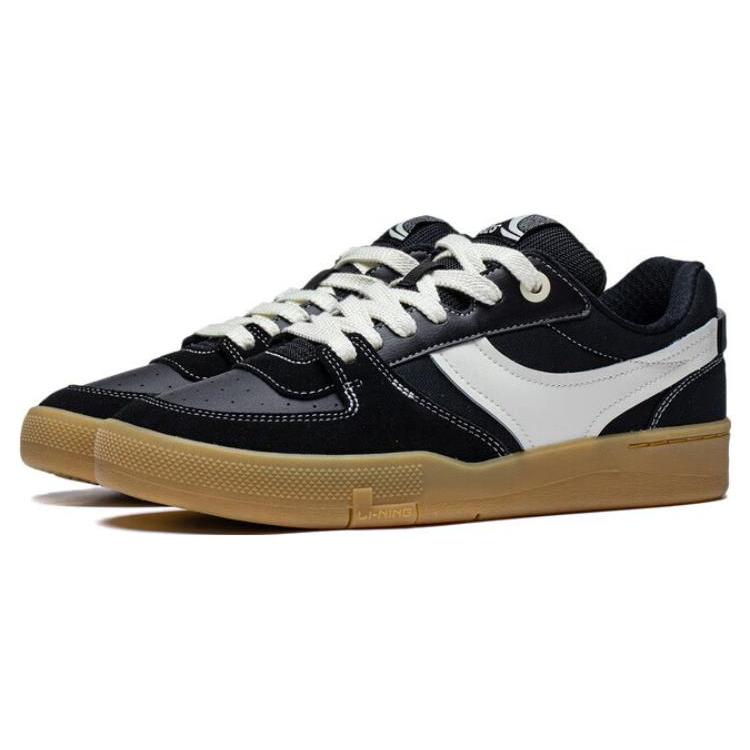 New LiNing Zhengrong 92S Slip Resistant Cushioning Low Top Skateboard Shoes Men's Black AEPSA57-2