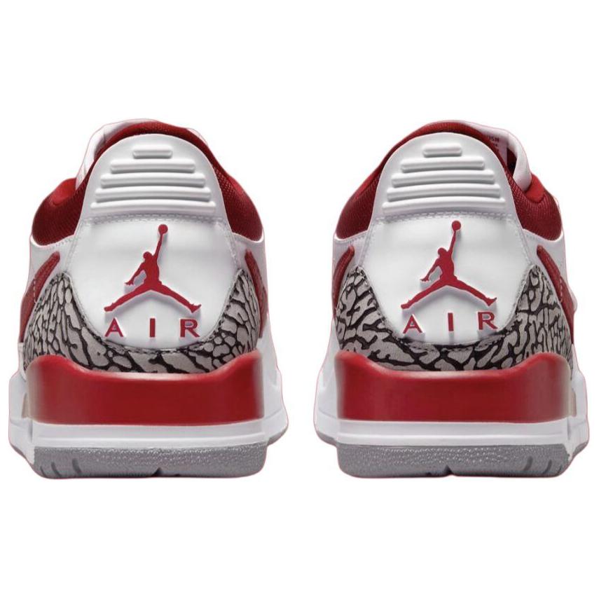 Air Jordan Jordan Legacy 312 Low Weiß Gym Rot Damen Sneaker Zementgrau Schwarz FQ7827-106