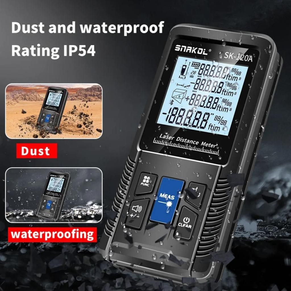 JOYBLISS Laser Distance Meter 40m 50m 70m 100m 120m Rangefinder Digital Range Finder Trena Roulette Ruler Distance Measuring Tape