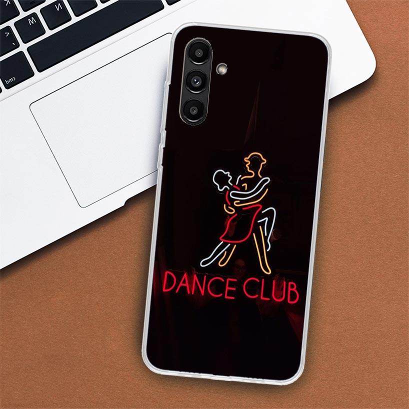 I Love Dance Phone Case For Samsung Galaxy A55 A54 A53 A52 A15 A14 A13 A12 A35 A34 A33 A32 A25 A24 A23 A22 A04S A03S A02S