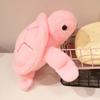 Sammlung Regenbogen Schildkröte Plüschpuppe Flauschige Meeresschildkröte Tierpuppe Autodeko