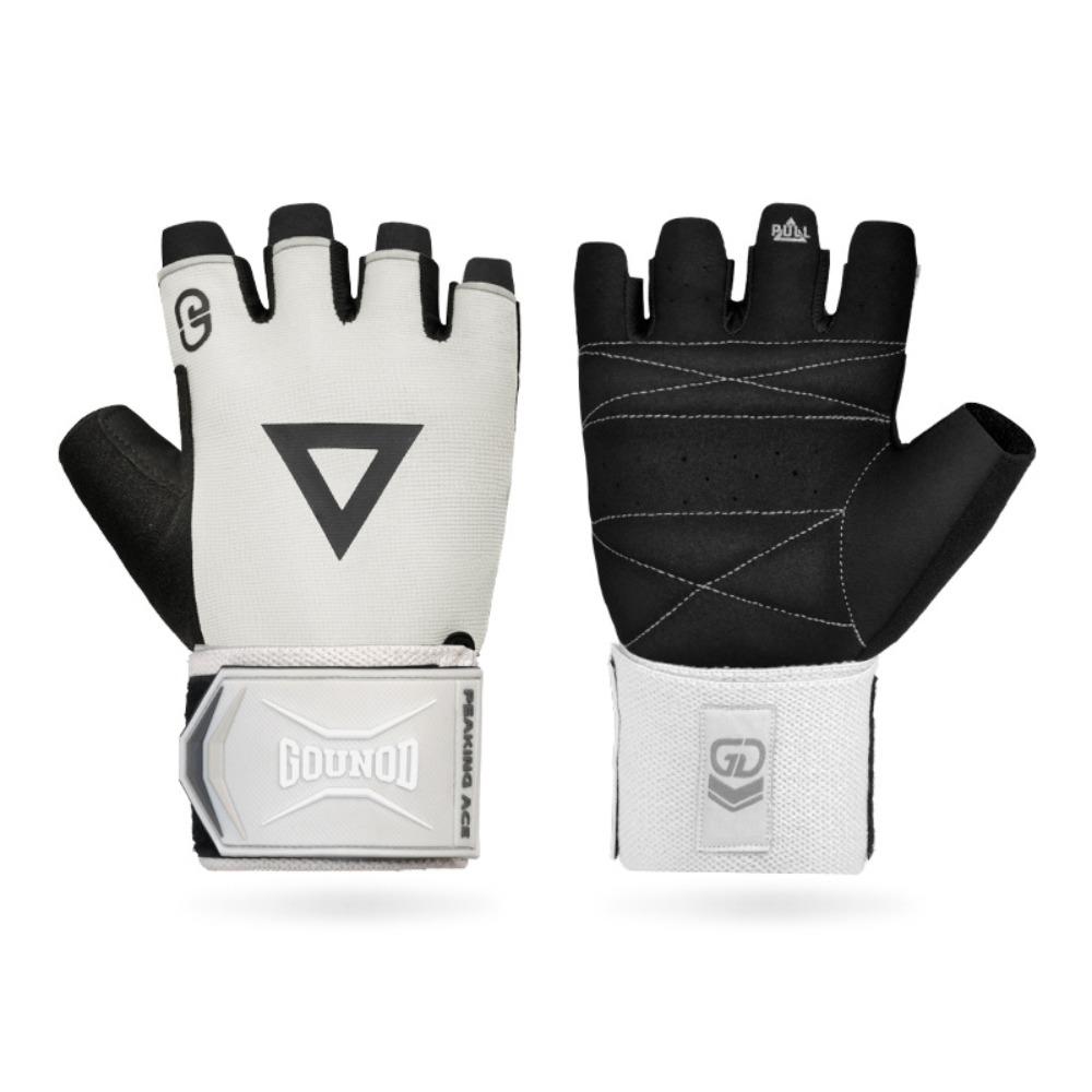 1 Pair Anti-Slip Cycling Gloves Breathable Half Finger Gloves Fitness Gloves  Weightlifting