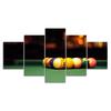 Billiards Balls Pool Sport Games 5 Piece Five Panel Wall Canvas Print Modern Art Poster Picture Home Decor Gift For Him For Her