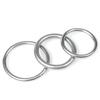 M3~M8 304 Stainless Steel Seamless Circular Round Ring Smooth Lifting Ring Solid O Ring for Pet Yoga Hanging ID 15~60mm