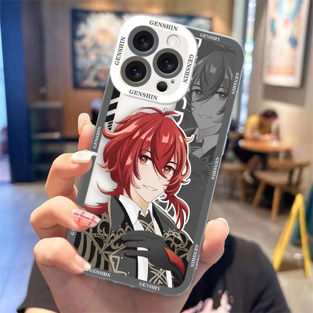 

Hot Game Genshin Impact Cover Clear Phone Case For OPPO RENO 15 15F 14 14F 13 13F 12 12F 11 11F 10 8 8Z 8T 7 7Z 6Z 5 Case Shell OPPORENO7Z5G