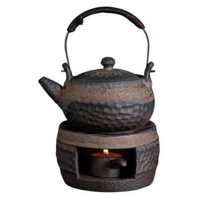 Keramik Warm-Tee-Ofen Keramik-Teekannen-Griff Topf Heizofen Wasserkocher Teezubereitungsutensilien Kochende Teekanne Set Haushalts-Teegeschirr Geschenk