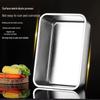 ZISIZ Stainless Steel Square Buffet Food Pan