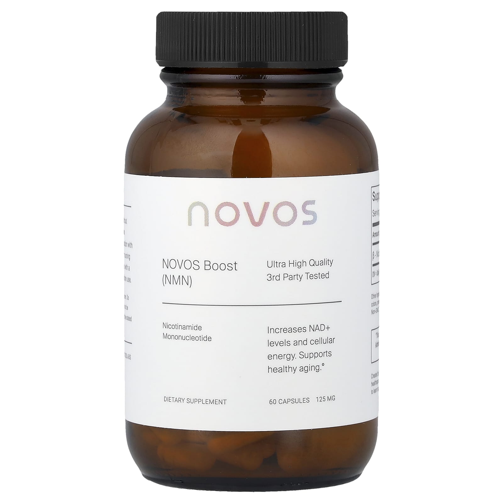 

NOVOS, Novos Boost (NMN), 60 capsules (125 mg per capsule)