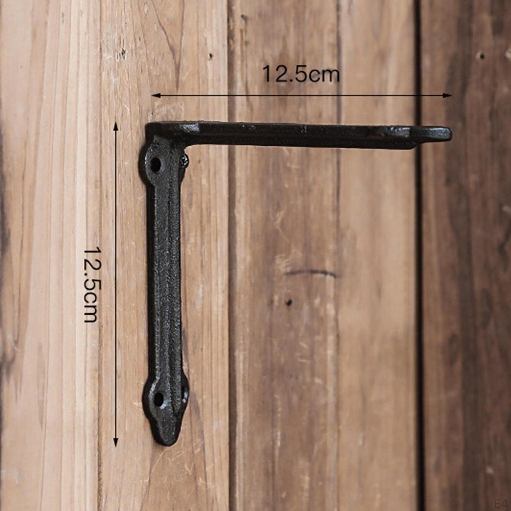 Decorative Shelf Bracket L Brackets Cast Corner Brace Room Bedroom Hardware Support