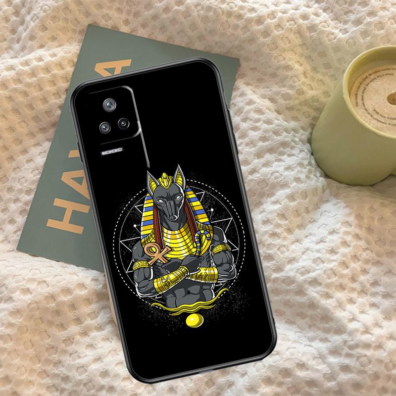 Egypt Nefertiti Anubis Ankh Case For Xiaomi 13 14 15 Ultra 11T 12T 13T 14T Pro POCO X7 Pro X3 X5 F5 F6 M6 X6 Pro Cover