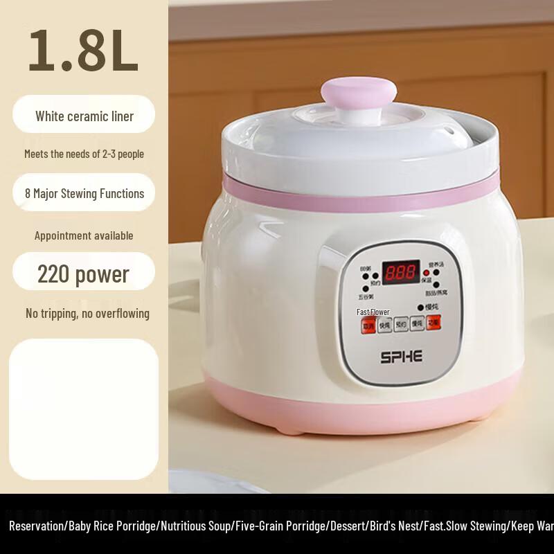 San Jia Long Automatic Ceramic Health Stew Pot