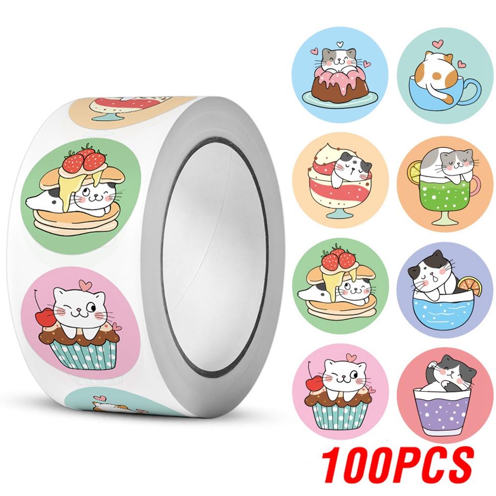 100-500Pcs New-Off-The-Shelf Reward Superior-Grade Sticker High-Standard Teacher High-Standard Child Retro-Design Superior-Grade Cute Superior-Grade