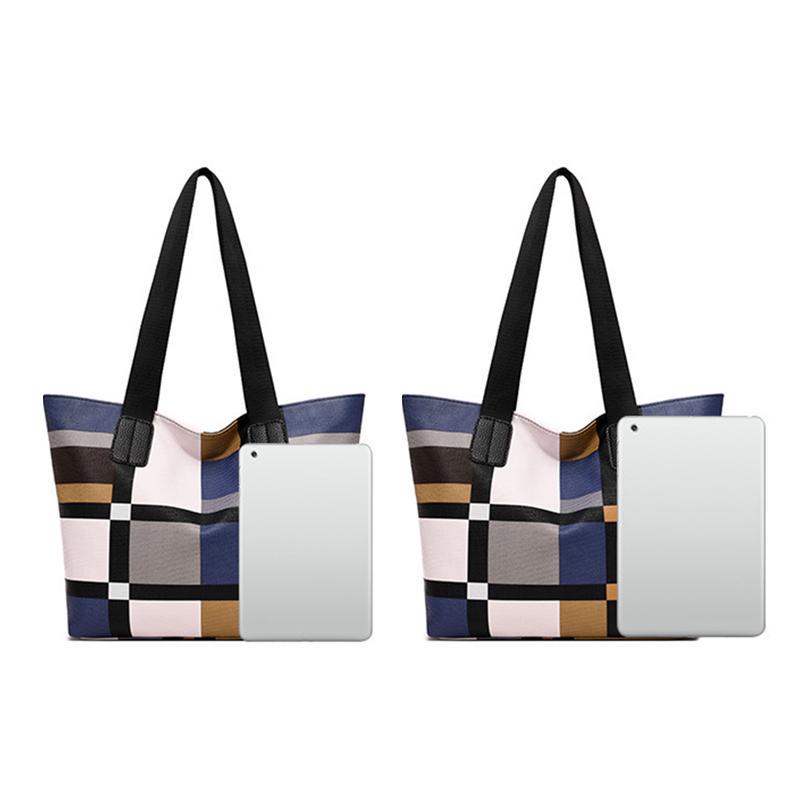 Projektanci Torebki Damskie PU Leather Top-Handle Bolsas Torby damskie na ramię o dużej pojemności Casual Splice Tote Bag