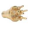 Copper Water Fountain Nozzle Direct Spraying Universal Adjust Pool Sprinkler Head for Garden G1