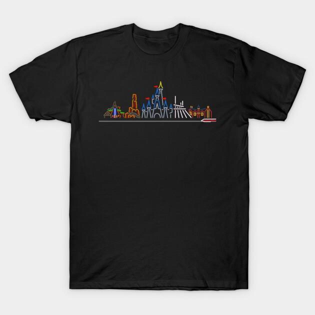 Neon Skyline T-shirt