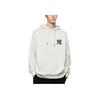 MLB Floral Series New York Yankees Back Floral Logo Hoodie Unisex hoodie White 3AHDM0314-50IVS