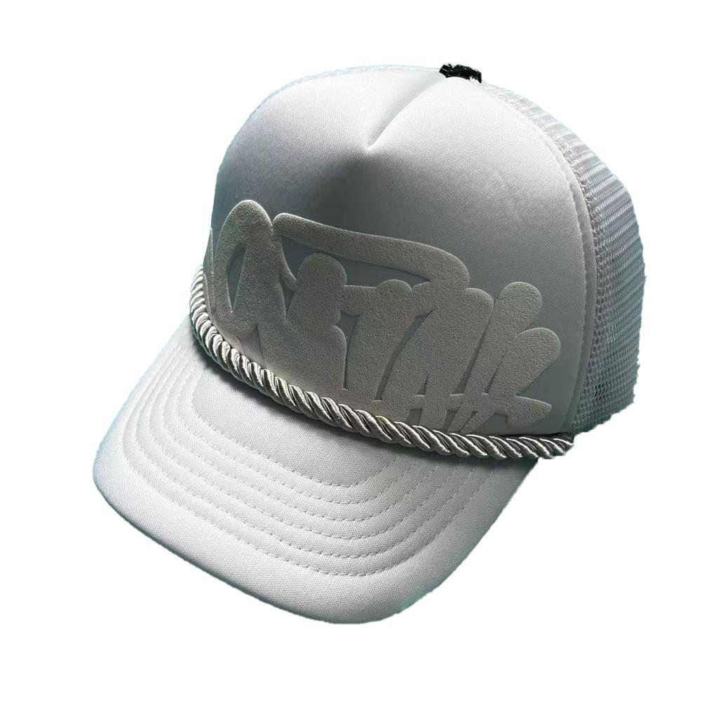 Syna Marca Trendy Ricamo Lettere Rete Cappellino da Baseball Per Uomo e Donna Versatile Traspirante Cappellino Protezione Solare Coppia Tendenza Moda