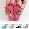 Frauen 5 Zehen Yoga Gym Tanz Sport Übung rutschfeste Massage Fitness warme Socken