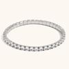 La.Muses Elastic Cubic Zirconia Stainless Steel Woman's Bracelet Fashion Luxurious Zircon Party Accessories