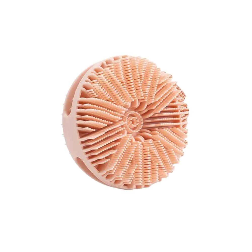 Portable Hand-operated Bath Brush Double-sided Massage Brush Silicone Bath Brush  Bathroom