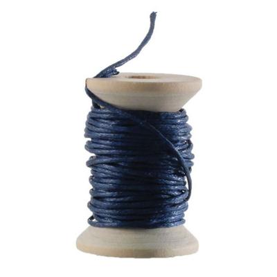 Navy Blue Waxed Cotton Cord 5m