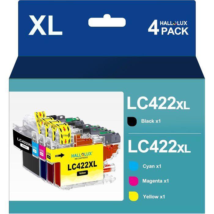 Lc422 Lc422Xl Cartouche D'Encre Compatible Pour Brother Lc422 Lc422Xl Lc-422 Lc-422Val Pour Brother Mfc-J6940Dw Mfc-J5740Dw Mfc-J534
