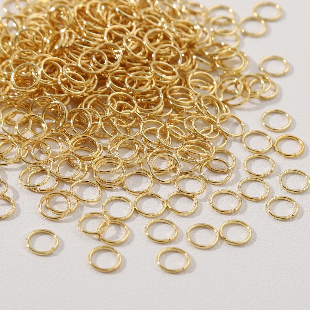 200 Stück Edelstahl Biegeringe für DIY Schmuckherstellung Zubehör