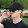 Breathable Men's Summer Sun Protection Duckbill Cap – Quick-Drying, Long Brim, Plus Size, Unisex Baseball Hat