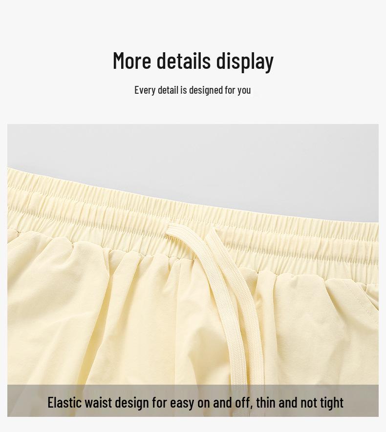 Women's Quick-Dry Sports Shorts, Anti-Exposure, Breathable with Pockets, Color-Blocked Fitness Bermudas.