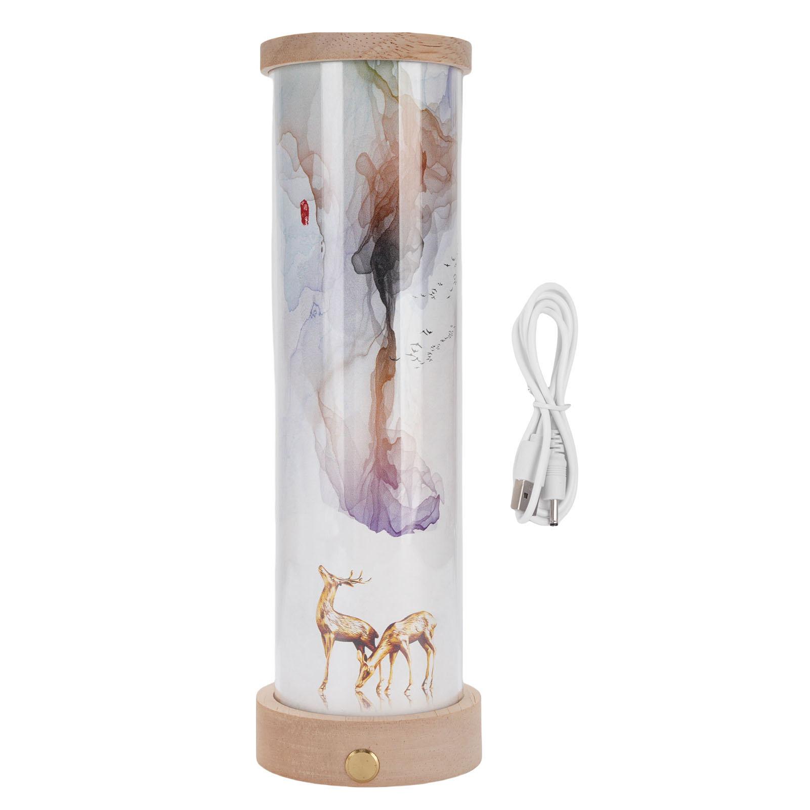 

Сенсорная настольная лампа из массива дерева ПК 3 цветовые температуры плавная регулировка яркости беспроводная светодиодная прикроватная лампа для