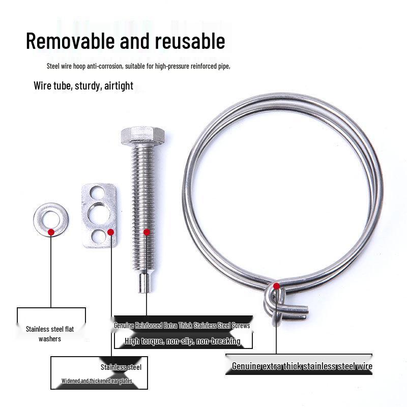 Stainless Steel Double Wire Hose and Tube Clamp