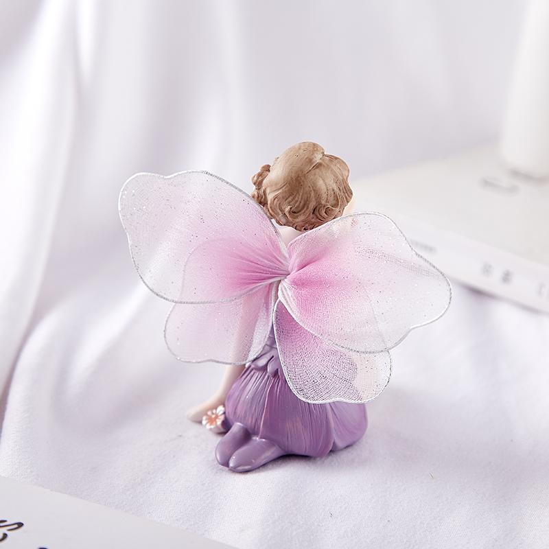 Fairy Girl Ornaments Cute Home Decoration Accessories Home Decor Miniature Figurines Miniature Garden