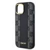 Dkny Dkhmp15Mpcpvslk Iphone 15 Plus /14 Plus 6.7 Czarny/Black Hardcase Leather Checkered Mono Pattern Magsafe