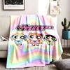 The Powerpuff Girls Theme Blanket Suitable For The Sofa Camping And Travel Made Of Soft Flannel Material An Ideal Gift For Occasions Such As Birthday