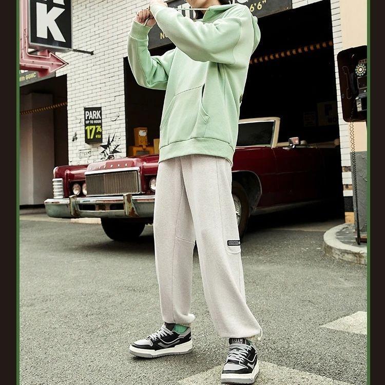 Li-Ning BadFive Knit Sweatpants 'Light Grey' Men's AKLS643-1