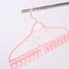 Multifunctional Clothes Drying Rack Plastic Seamless Wrinkle Free Clothes Hanger with V Shaped Clip Hook for Bra Socks