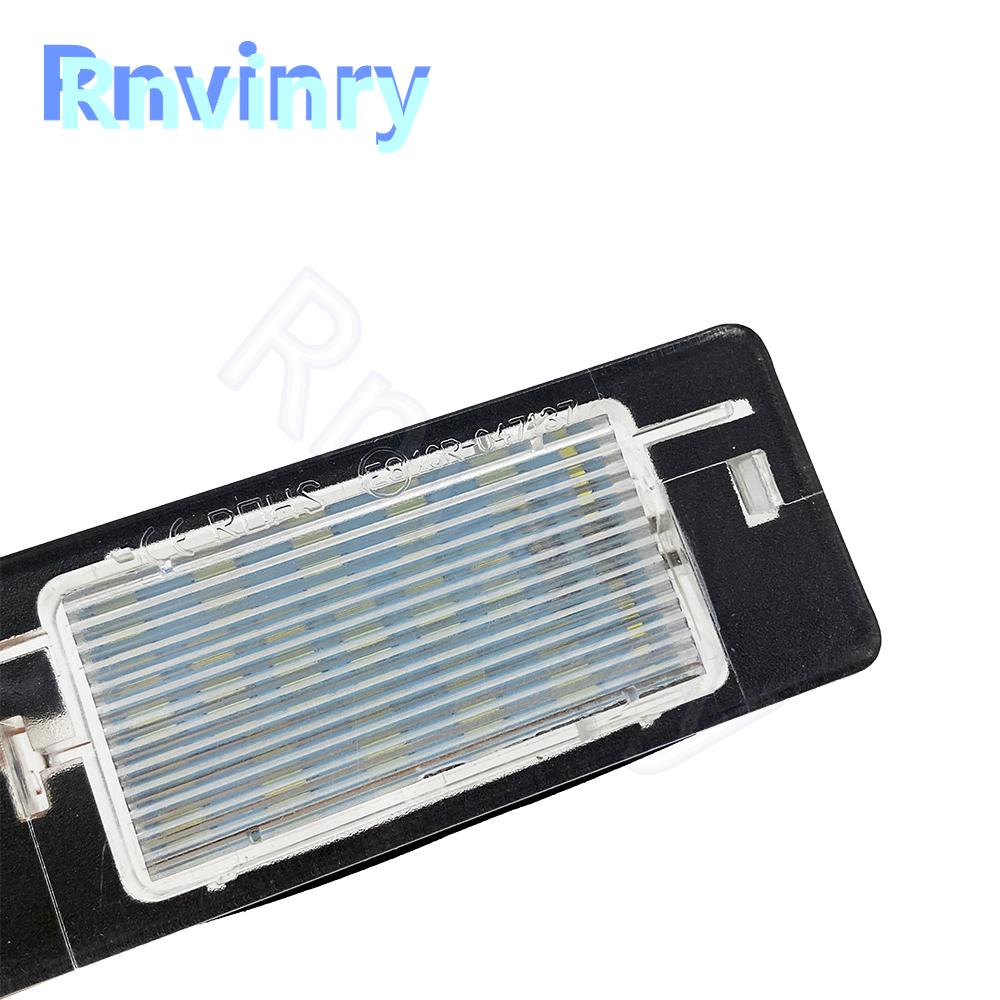 2pcs Rear Tail Tag Lamp For Opel Vectra C Estate 2002-2008 Rear Tail Tag Lamp Canbus Led License Number Plate Light