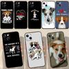 Jack Russell Terrier Dog Case For iPhone 16 13 12 11 14 15 Pro Max Plus X XR XS Max 12 Mini Cover Coque