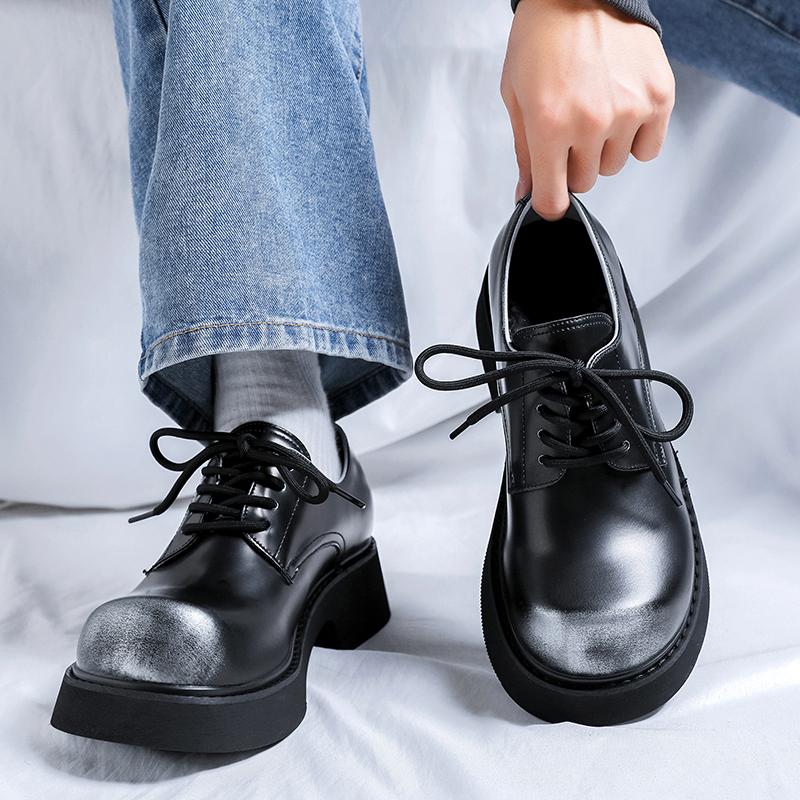 

Men s Business Casual Shoes British Style Fashion Versatile Formal Shoes Lightweight and Non Slip Design 37