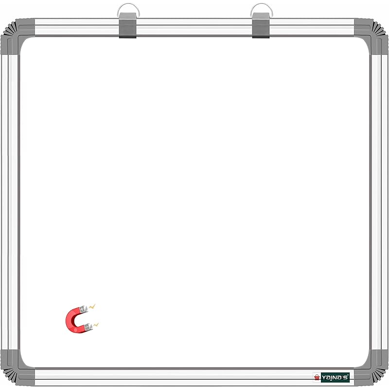 

Yajnas 28X28 Cm Magnetic Small Sized Whiteboard/Lapboard, Dry Erase Premium Melamine Magnetic Small Sized White Board/La 11 белый