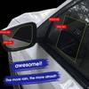 Anti Fog Car Sticker Car Mirror Window Clear Film Car Rearview Mirror Protective Film Waterproof 2 Pcs/Set Amagi