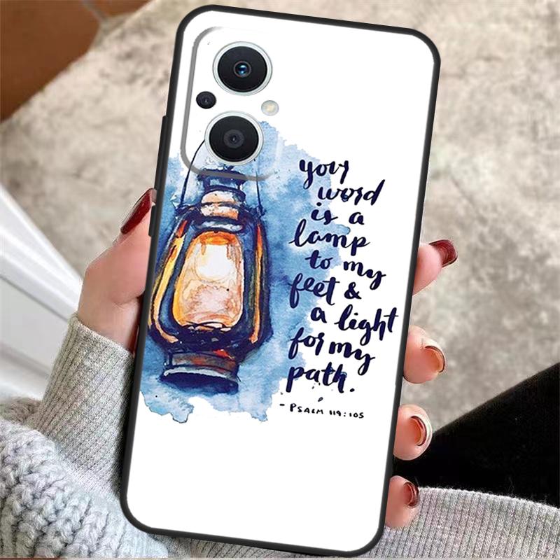 Bible verse Philippians Jesus Christ For OPPO Reno 8T 7 8 Lite 14F 13F 11F 12F 10 11 12 13 14 Pro OPPO Find X9 X5 X6 X8 Pro Case