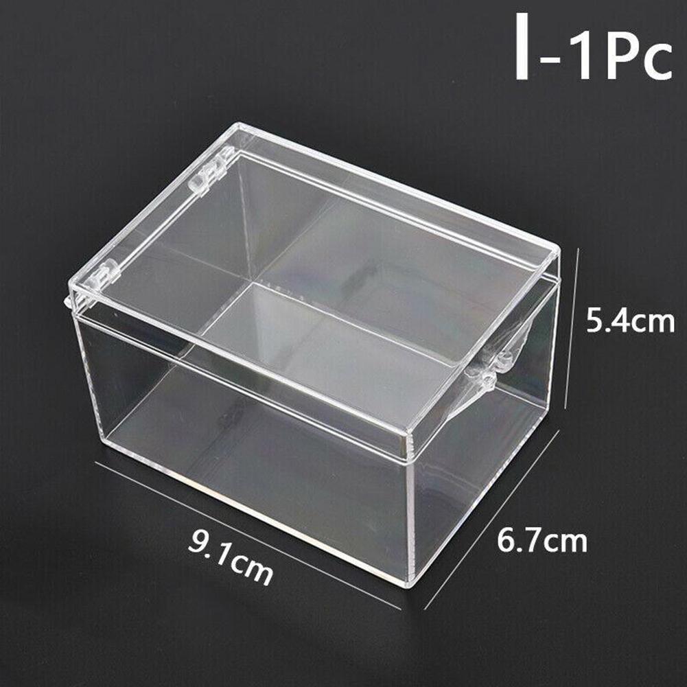 Rectangular Clear Display Box for Insect Specimen Showcase and Jewelry Storage
