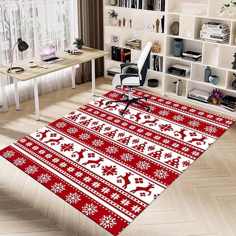 1PC Christmas, Pattern Extra Large Non Slip Floor carpet, Office, family, bedroom, Studio Large Area Rug Indoor Rugs, Vibrant Colors